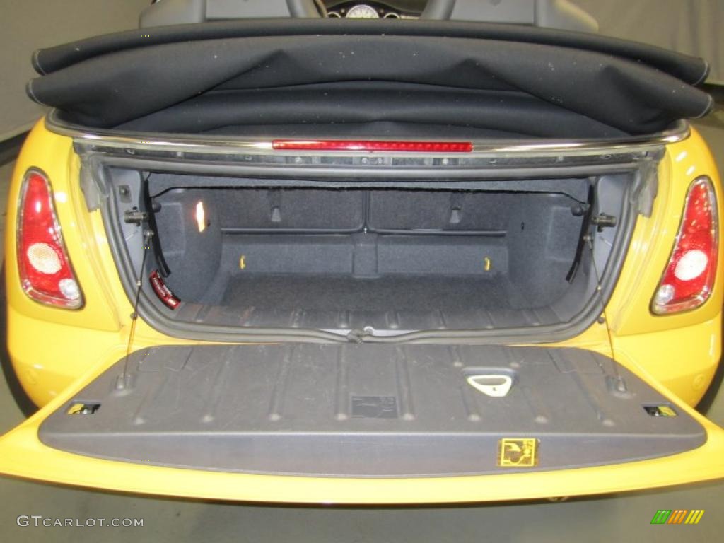 2008 Cooper Convertible - Mellow Yellow / Panther Black photo #13