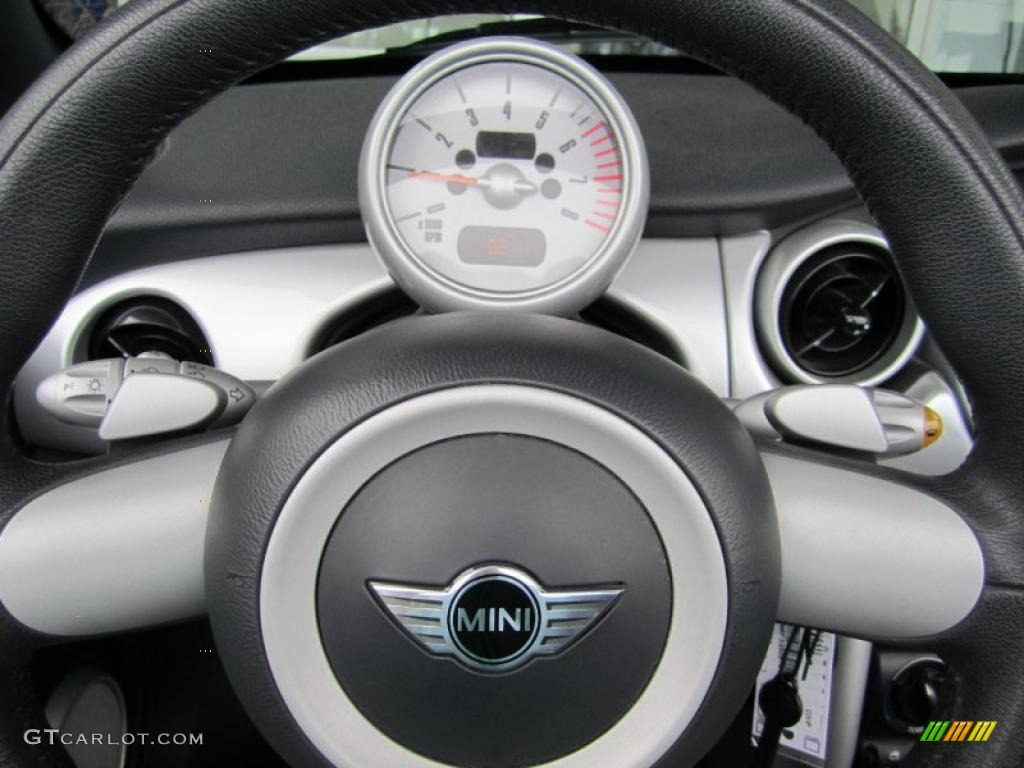 2008 Cooper Convertible - Mellow Yellow / Panther Black photo #20