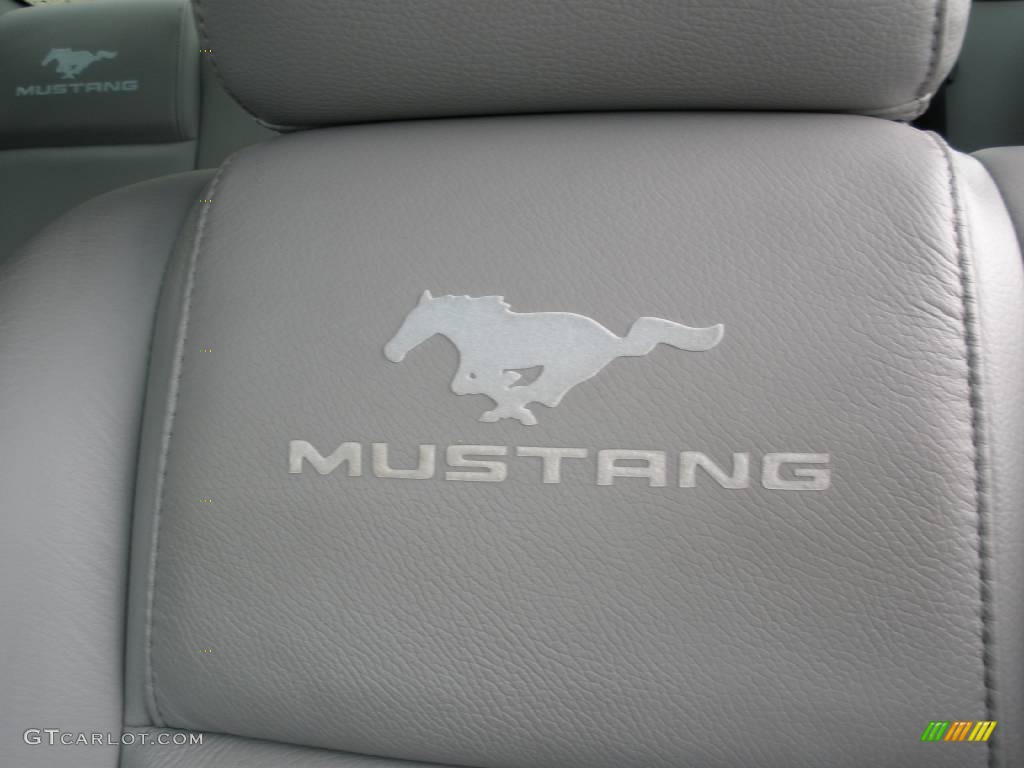 2005 Mustang V6 Premium Coupe - Performance White / Light Graphite photo #16