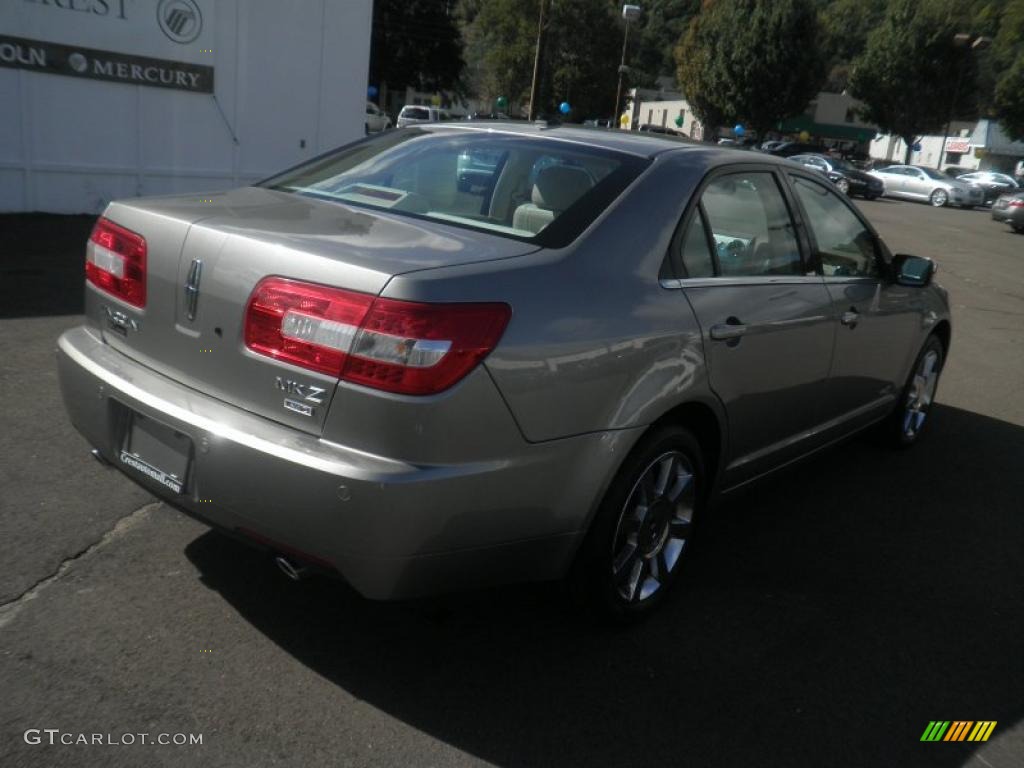 2008 MKZ AWD Sedan - Vapor Silver Metallic / Light Stone photo #6