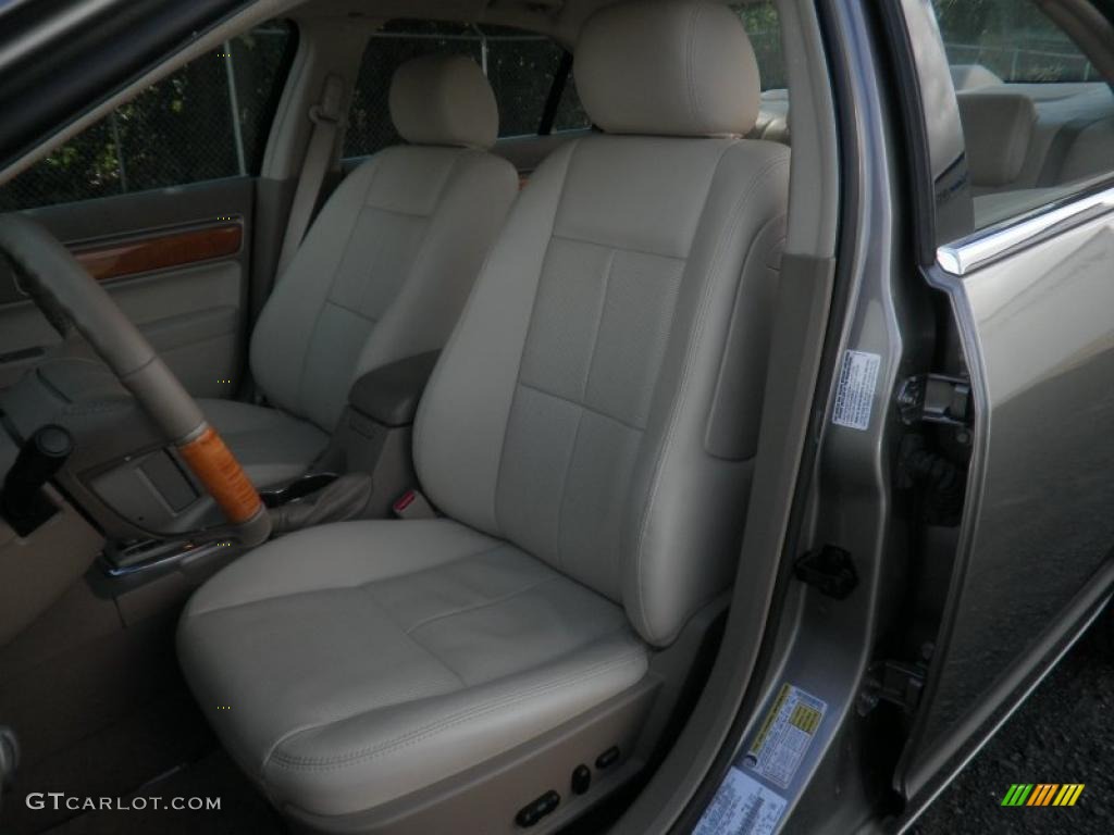 2008 MKZ AWD Sedan - Vapor Silver Metallic / Light Stone photo #8