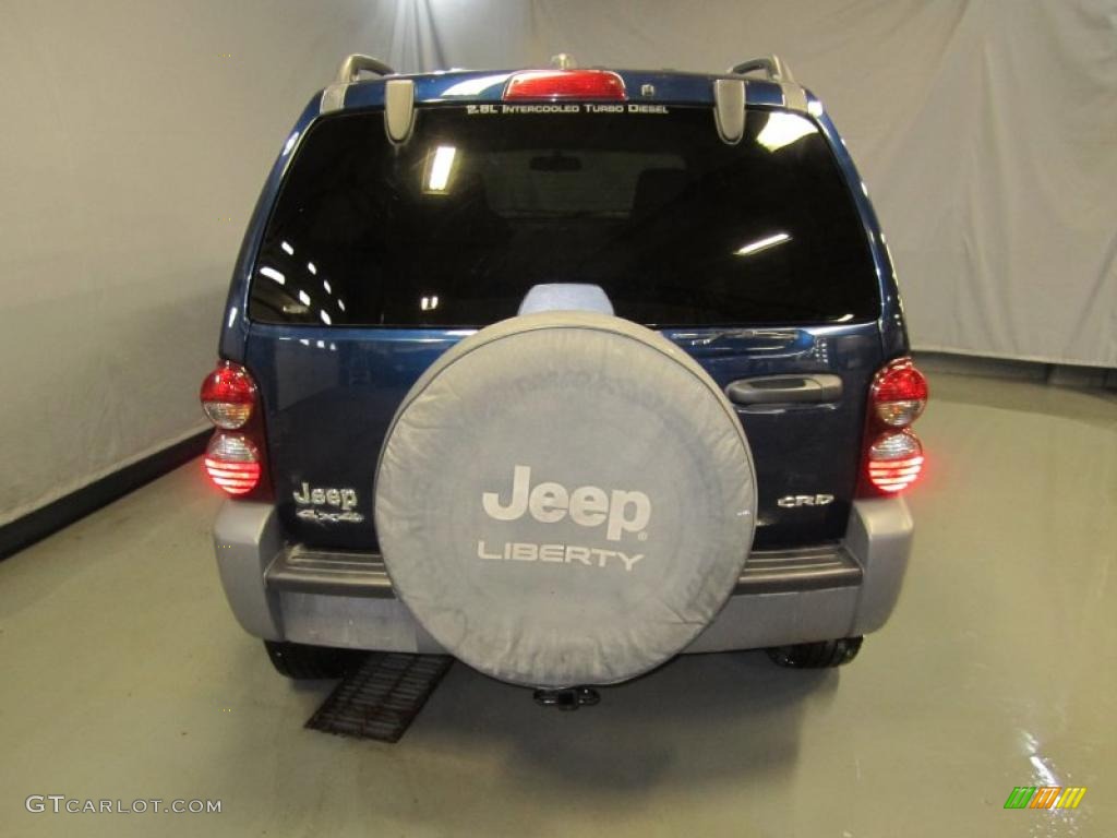 2005 Liberty CRD Sport 4x4 - Patriot Blue Pearl / Medium Slate Gray photo #7