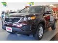 2011 Dark Cherry Kia Sorento LX  photo #2