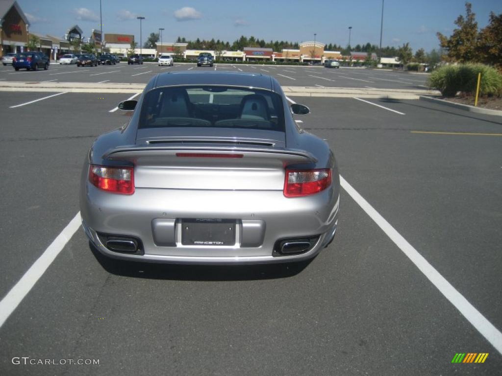 2007 911 Turbo Coupe - GT Silver Metallic / Black/Stone Grey photo #6