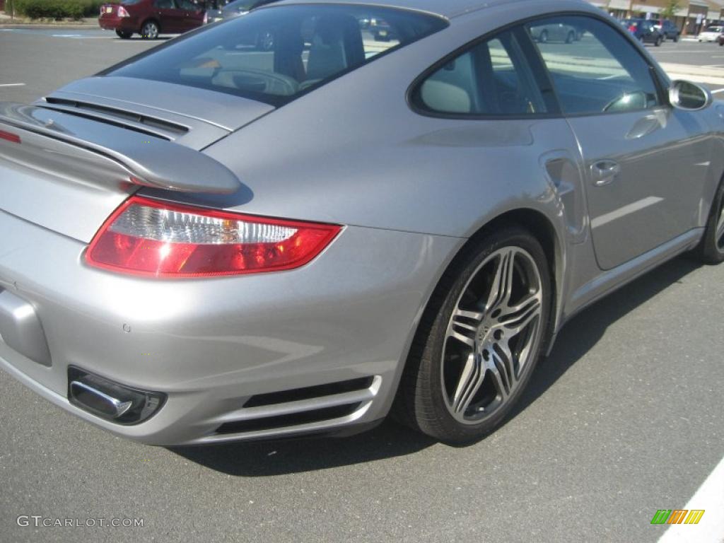 2007 911 Turbo Coupe - GT Silver Metallic / Black/Stone Grey photo #11