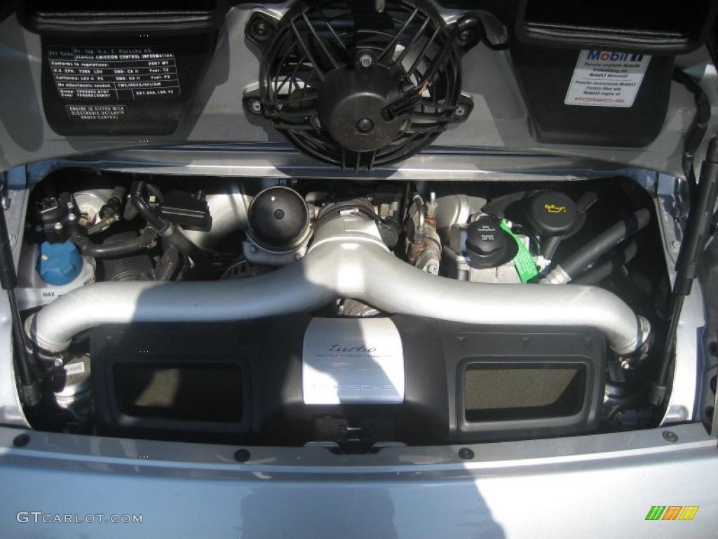 2007 911 Turbo Coupe - GT Silver Metallic / Black/Stone Grey photo #34