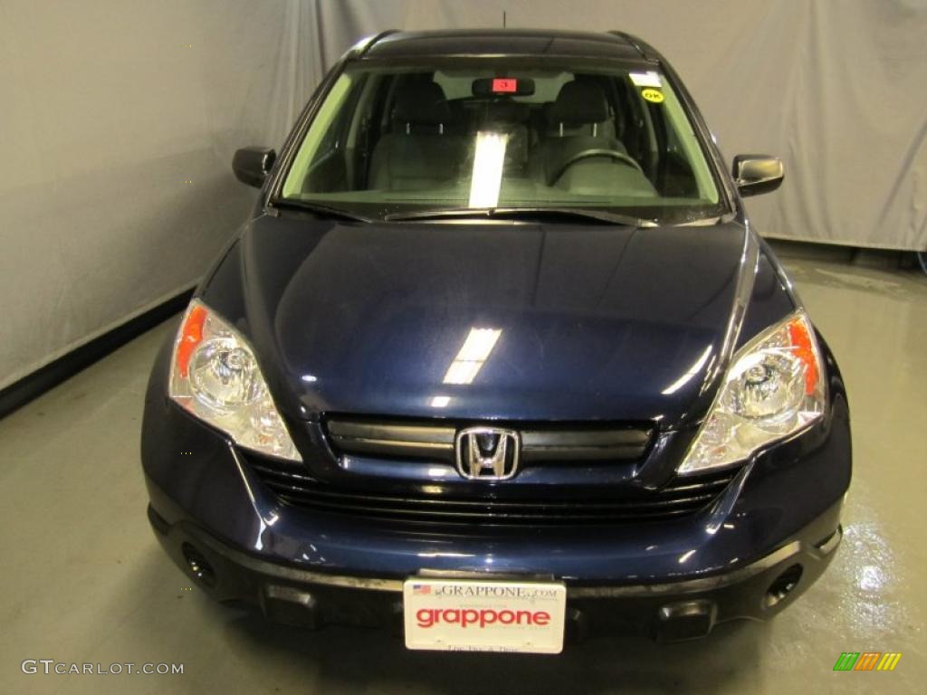 2009 CR-V LX 4WD - Royal Blue Pearl / Gray photo #2