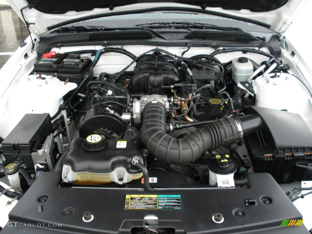 2005 Mustang V6 Premium Coupe - Performance White / Light Graphite photo #21