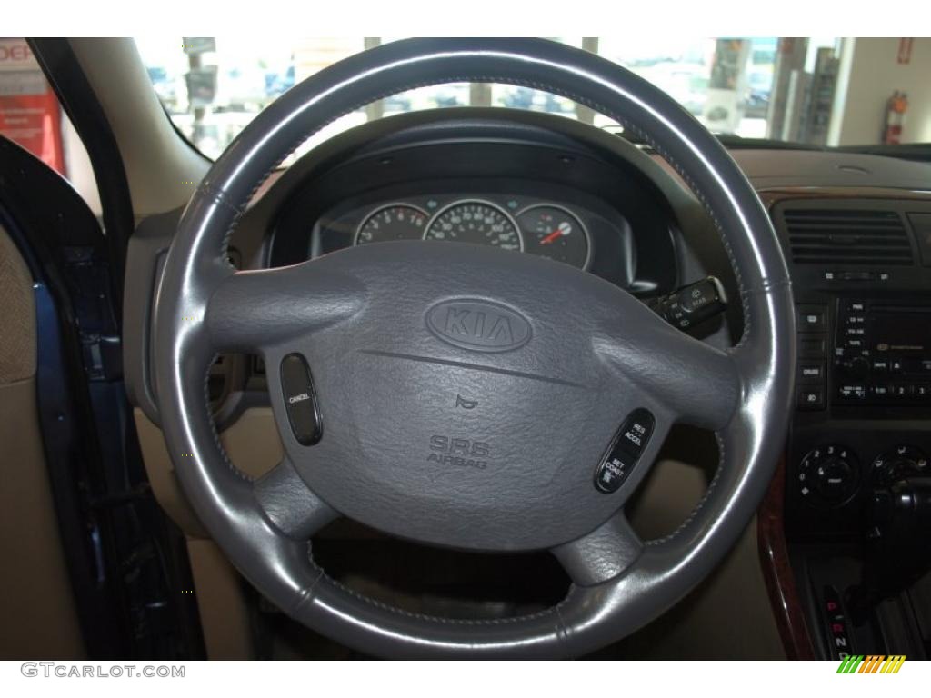 2003 Sedona EX - Blue Sapphire / Beige photo #34