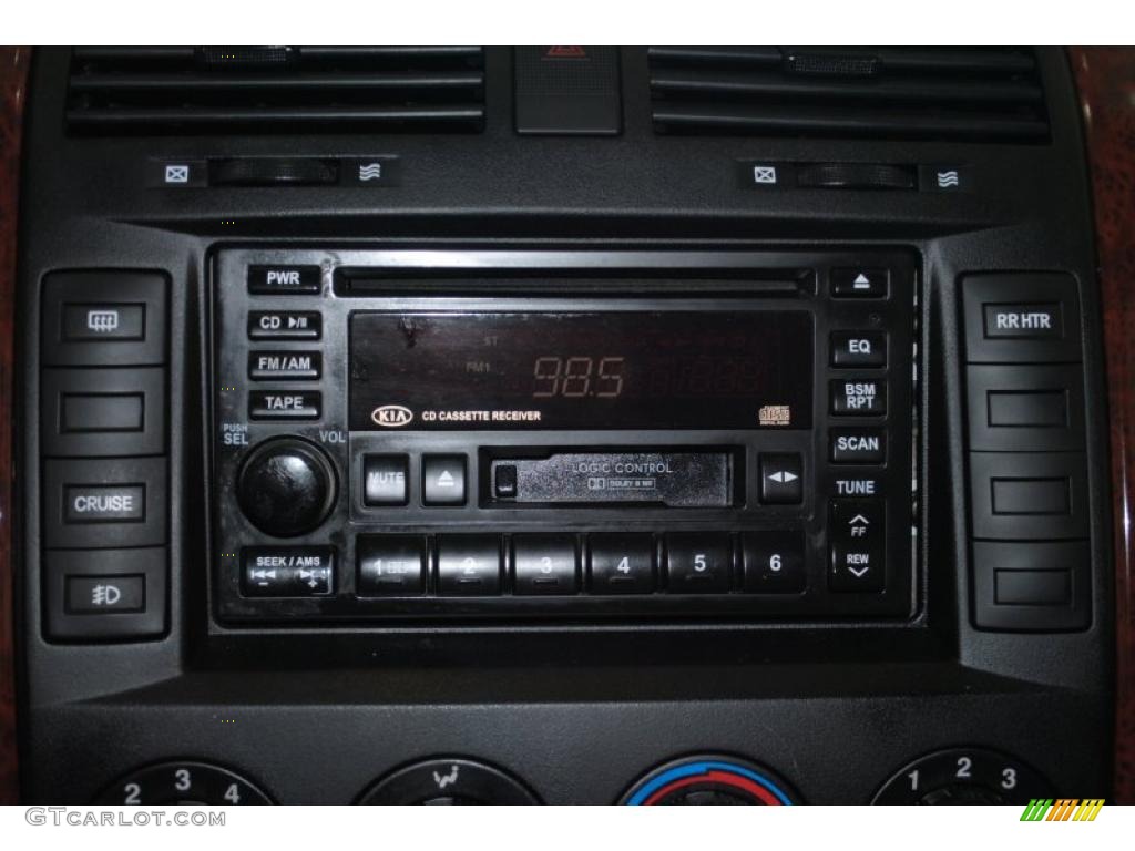 2003 Sedona EX - Blue Sapphire / Beige photo #38