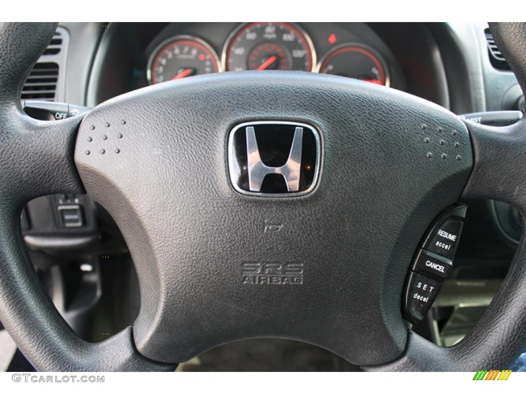 2004 Civic LX Coupe - Nighthawk Black Pearl / Black photo #15