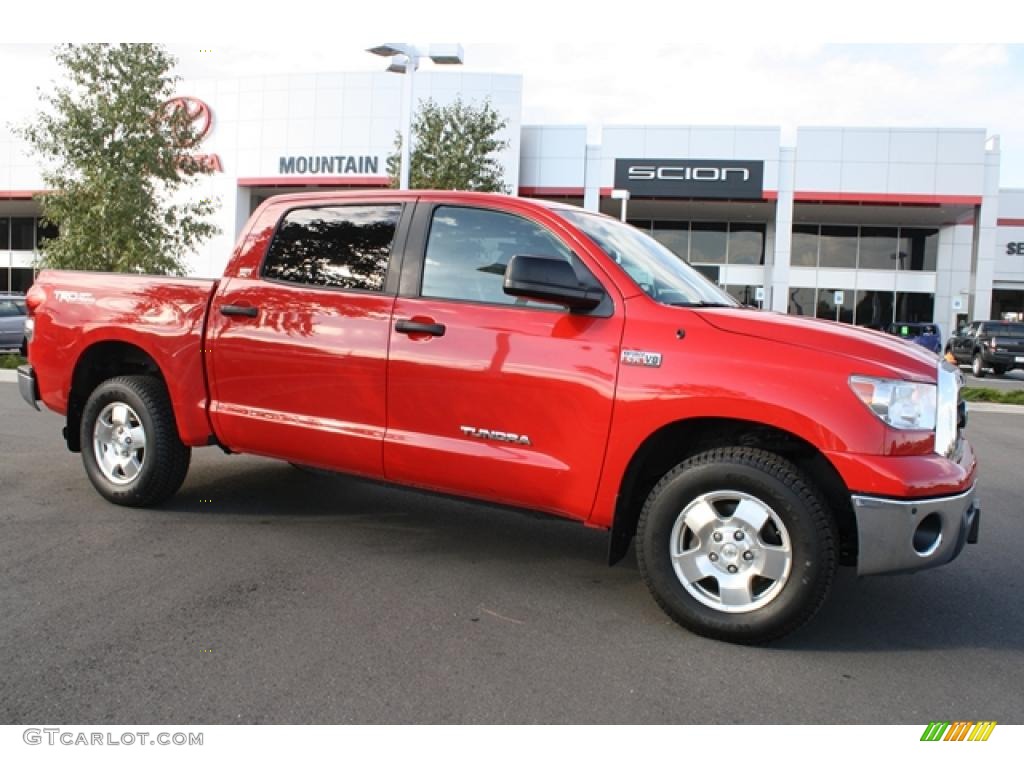 Radiant Red Toyota Tundra