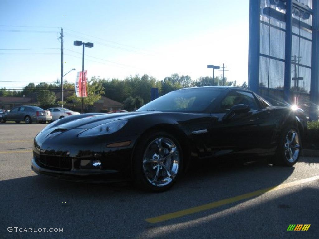 2011 Corvette Grand Sport Coupe - Black / Ebony Black photo #1