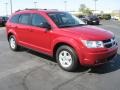 2010 Inferno Red Crystal Pearl Coat Dodge Journey SE  photo #3