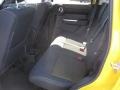 2011 Dodge Nitro Dark Slate Gray/Yellow Interior Rear Seat Photo
