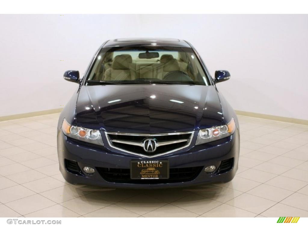 2008 TSX Sedan - Royal Blue Pearl / Parchment photo #2