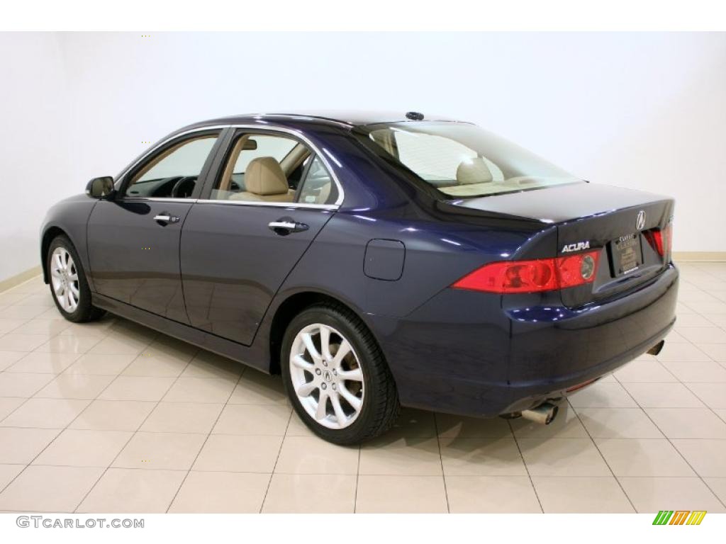 2008 TSX Sedan - Royal Blue Pearl / Parchment photo #5