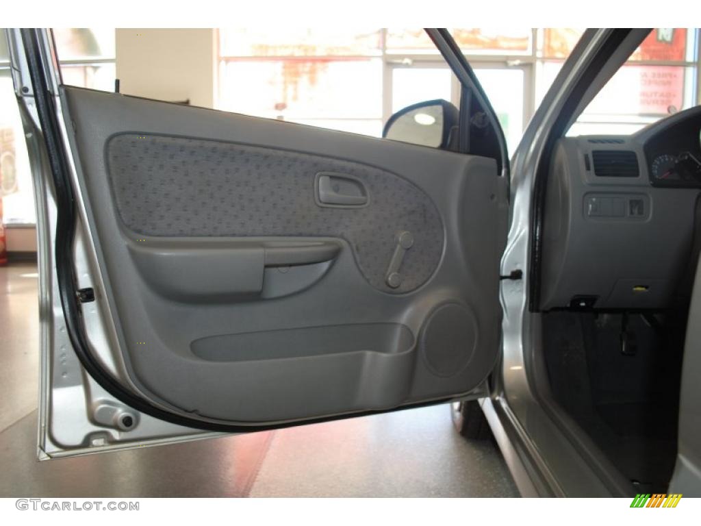 2004 Rio Sedan - Diamond Silver / Gray photo #38