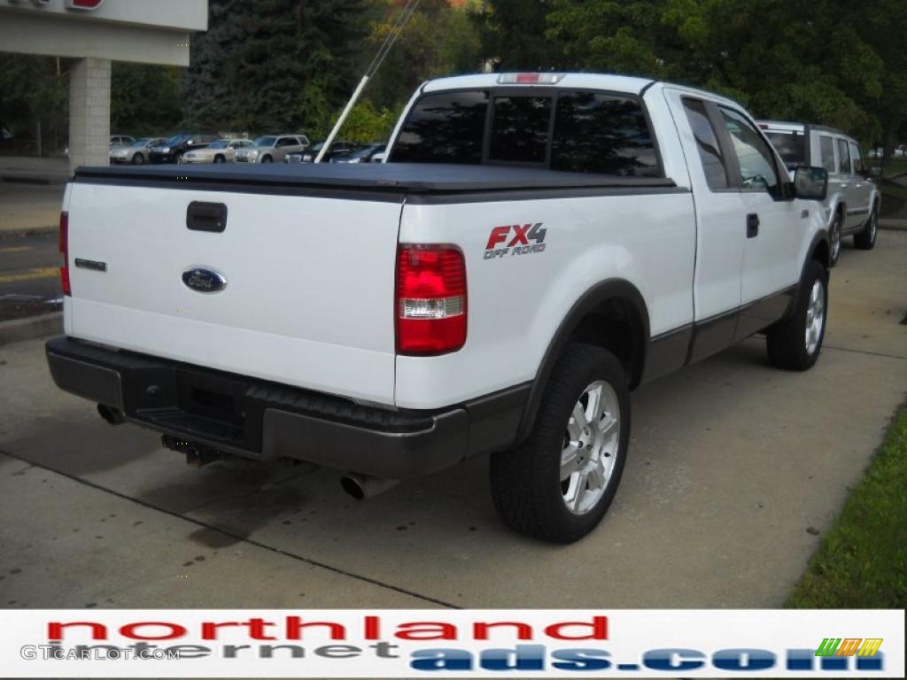 2006 F150 FX4 SuperCab 4x4 - Oxford White / Black photo #2