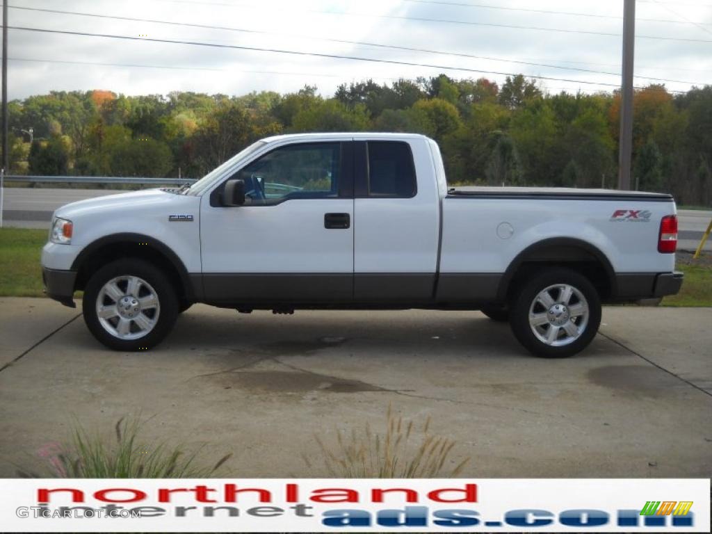 2006 F150 FX4 SuperCab 4x4 - Oxford White / Black photo #5