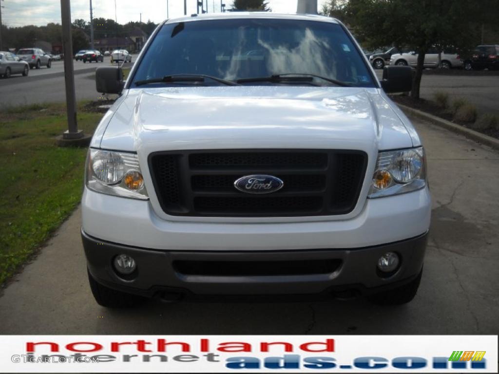 2006 F150 FX4 SuperCab 4x4 - Oxford White / Black photo #14