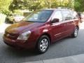 2008 Claret Red Metallic Kia Sedona LX  photo #2