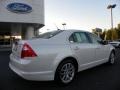 2011 White Platinum Tri-Coat Ford Fusion SEL V6  photo #3