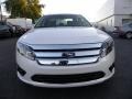 2011 White Platinum Tri-Coat Ford Fusion SEL V6  photo #7