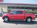 2007 Radiant Red Toyota Tundra Limited CrewMax  photo #2