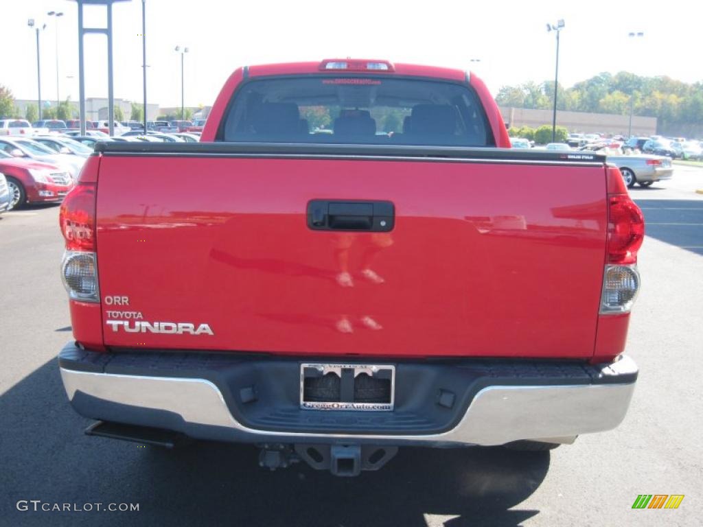 2007 Tundra Limited CrewMax - Radiant Red / Graphite Gray photo #4