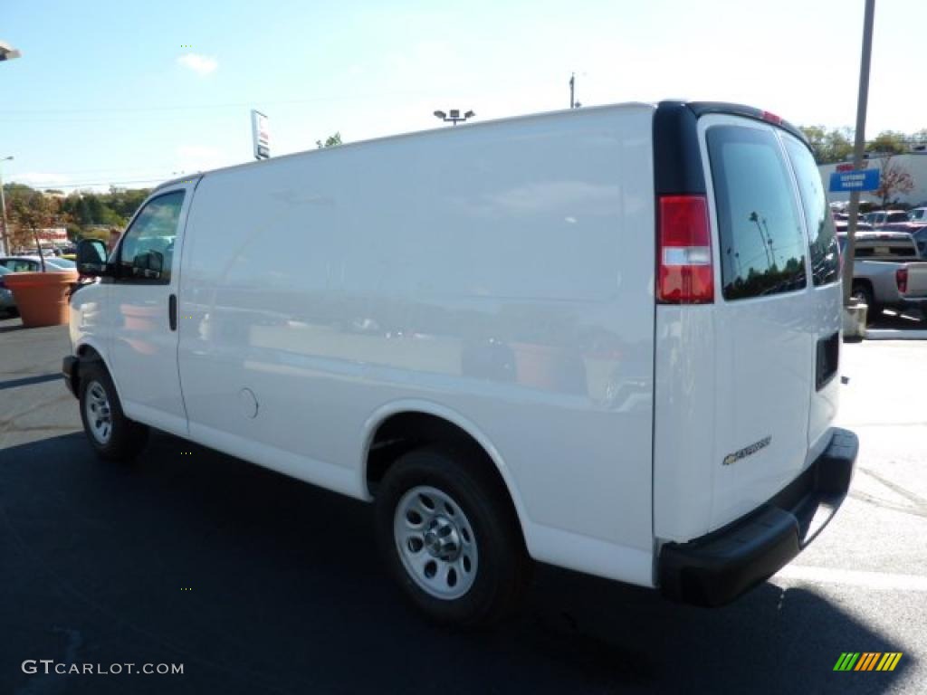 2010 Express 1500 Work Van - Summit White / Medium Pewter photo #5