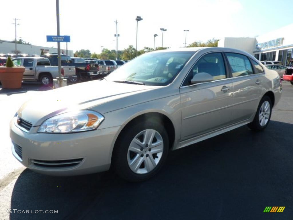 2011 Impala LS - Gold Mist Metallic / Ebony photo #3