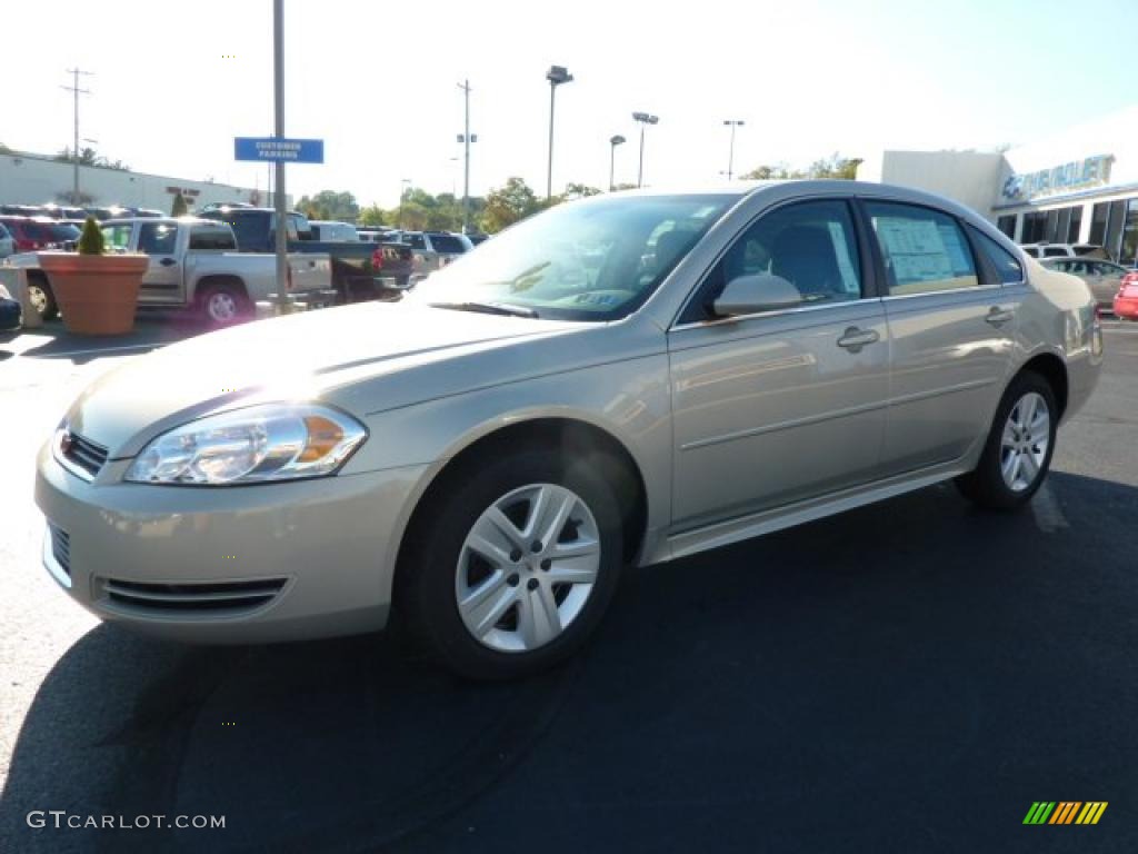 2011 Impala LS - Gold Mist Metallic / Ebony photo #3