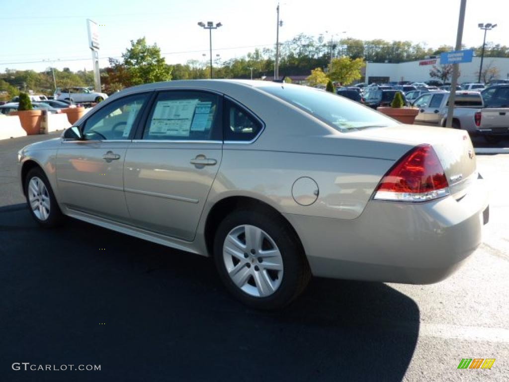 2011 Impala LS - Gold Mist Metallic / Ebony photo #5