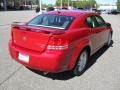 2010 Inferno Red Crystal Pearl Dodge Avenger R/T  photo #3