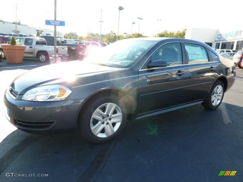 2011 Impala LS - Cyber Gray Metallic / Ebony photo #3