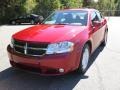 2010 Inferno Red Crystal Pearl Dodge Avenger R/T  photo #5
