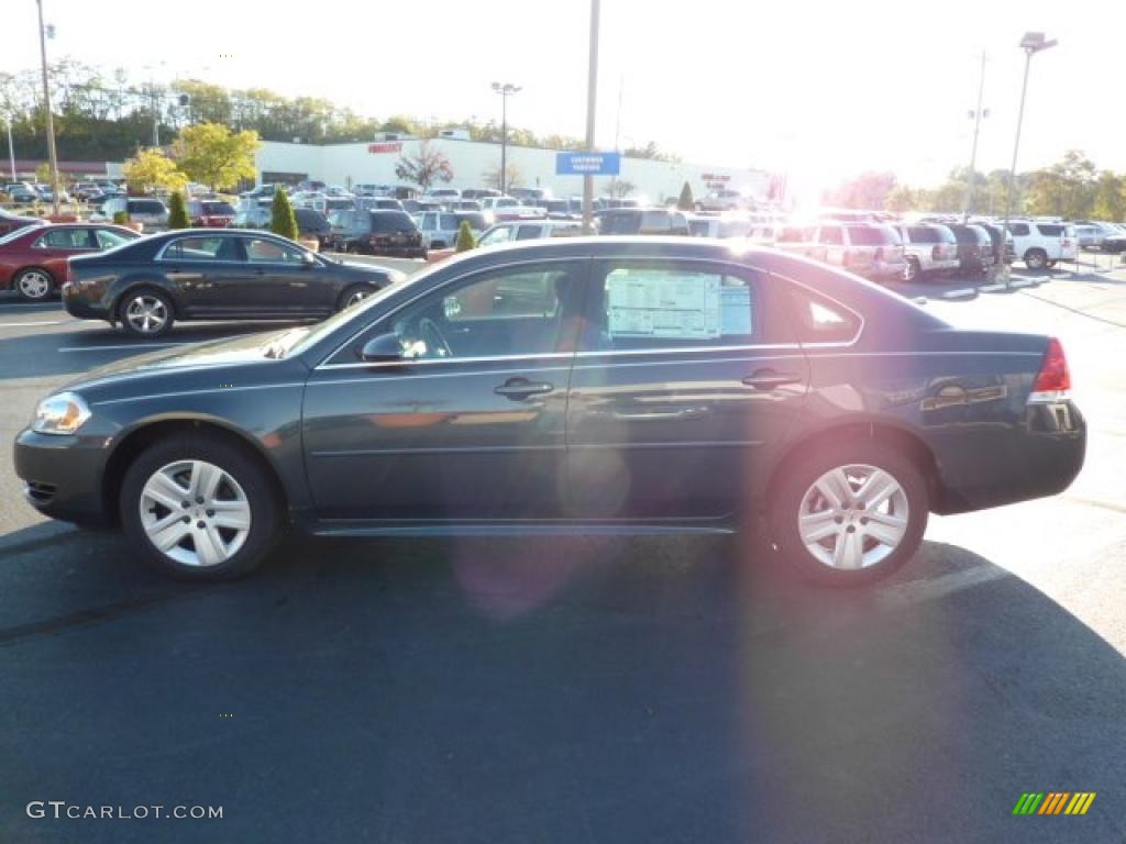 2011 Impala LS - Cyber Gray Metallic / Ebony photo #4