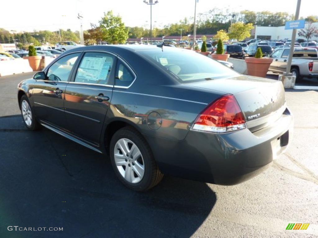 2011 Impala LS - Cyber Gray Metallic / Ebony photo #5