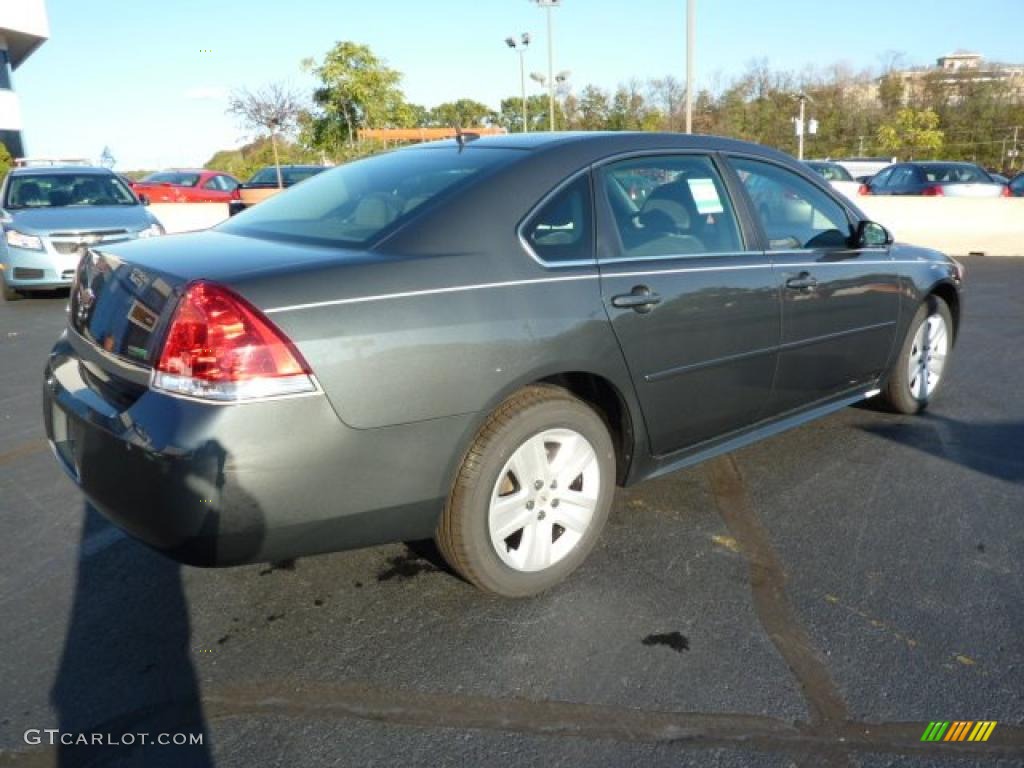 2011 Impala LS - Cyber Gray Metallic / Ebony photo #10