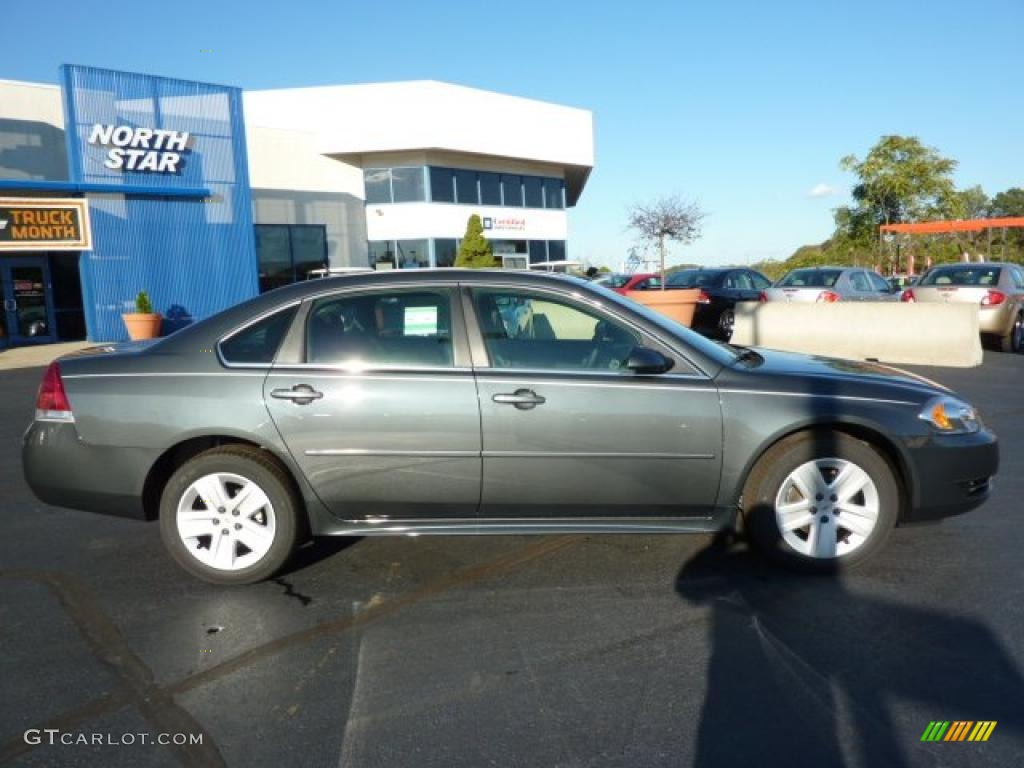 2011 Impala LS - Cyber Gray Metallic / Ebony photo #11