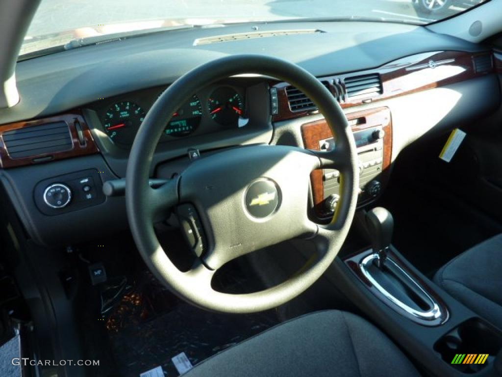 2011 Impala LS - Cyber Gray Metallic / Ebony photo #13