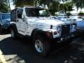 1999 Stone White Jeep Wrangler Sport 4x4  photo #1