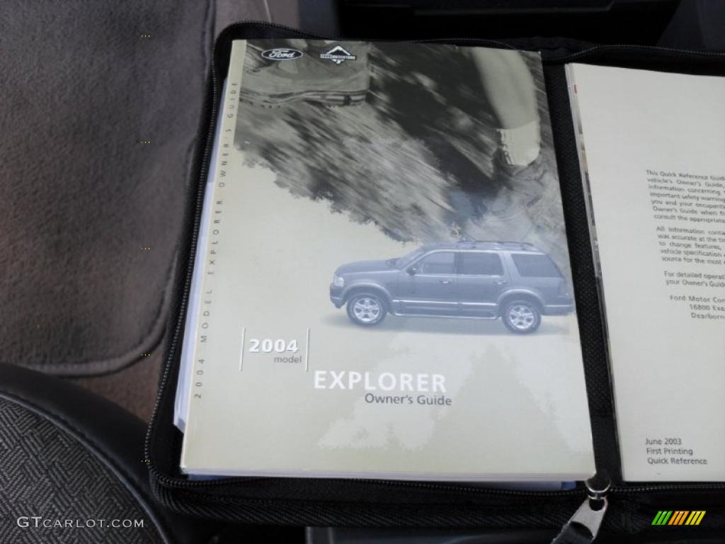 2004 Explorer XLS 4x4 - Aspen Green Metallic / Graphite photo #15