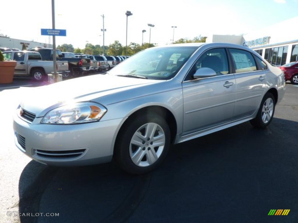 2011 Impala LS - Silver Ice Metallic / Ebony photo #3