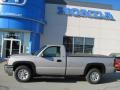 2005 Silver Birch Metallic Chevrolet Silverado 1500 LS Regular Cab 4x4  photo #3