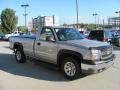 2005 Silver Birch Metallic Chevrolet Silverado 1500 LS Regular Cab 4x4  photo #7