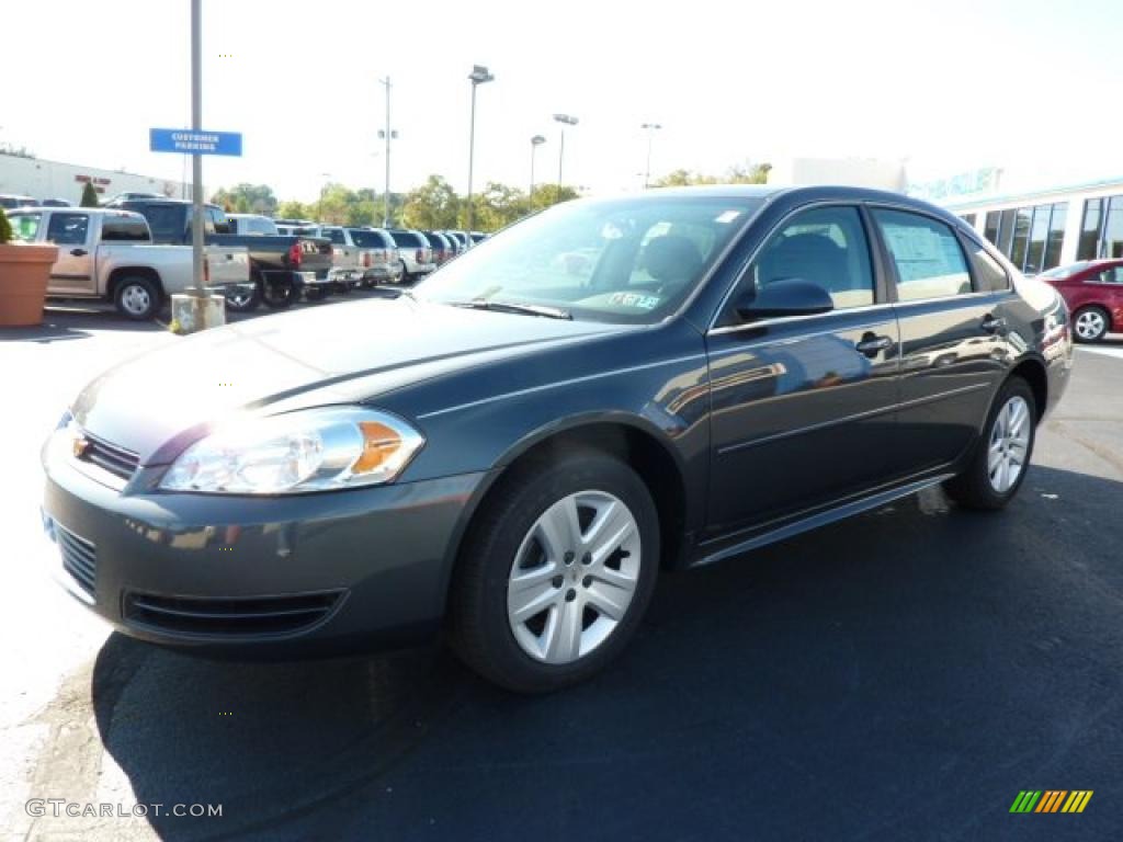 2011 Impala LS - Cyber Gray Metallic / Ebony photo #3