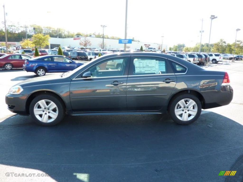 2011 Impala LS - Cyber Gray Metallic / Ebony photo #4