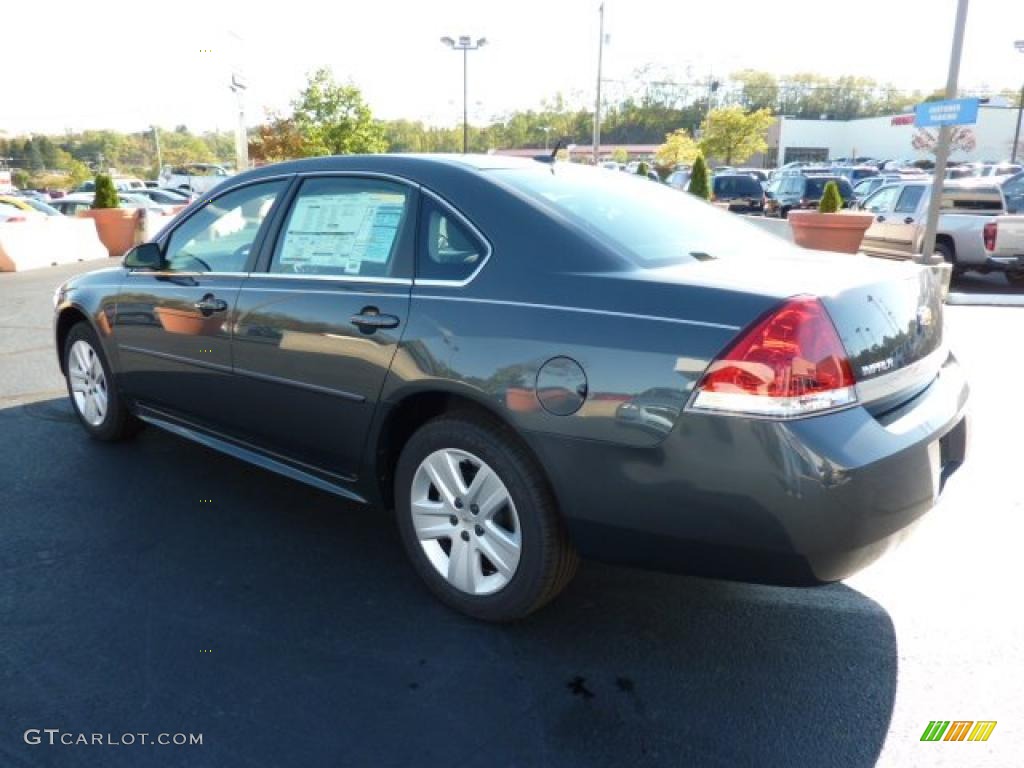 2011 Impala LS - Cyber Gray Metallic / Ebony photo #5